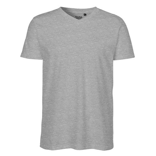 Men's V-neck T-shirt Fairtrade - Image 3
